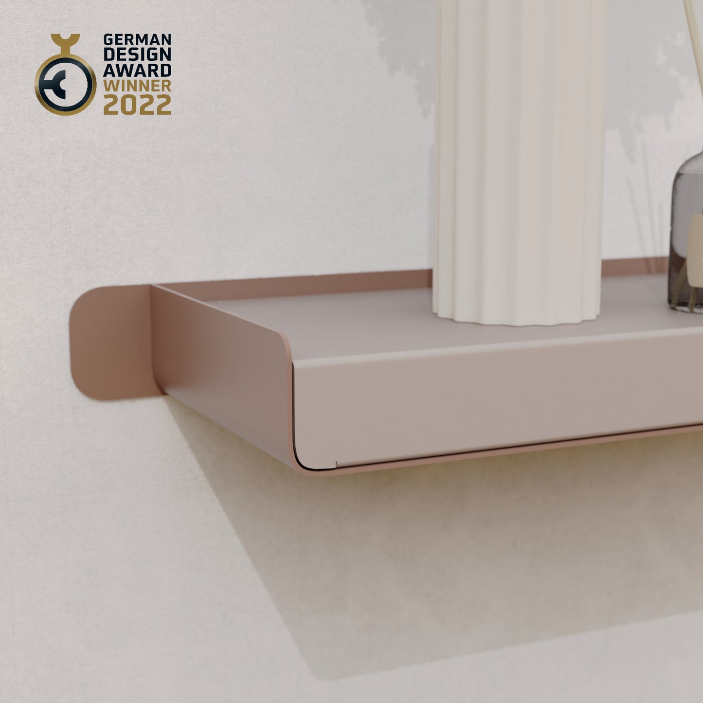 MPK Floating Shelves, Wall Mounted Red Shelves 76cm Long, Set of 2 Modern Shelves , Easy Installing Decorative Shelves for Kitchen,Bathroom,Living Room,Bedroom,Office