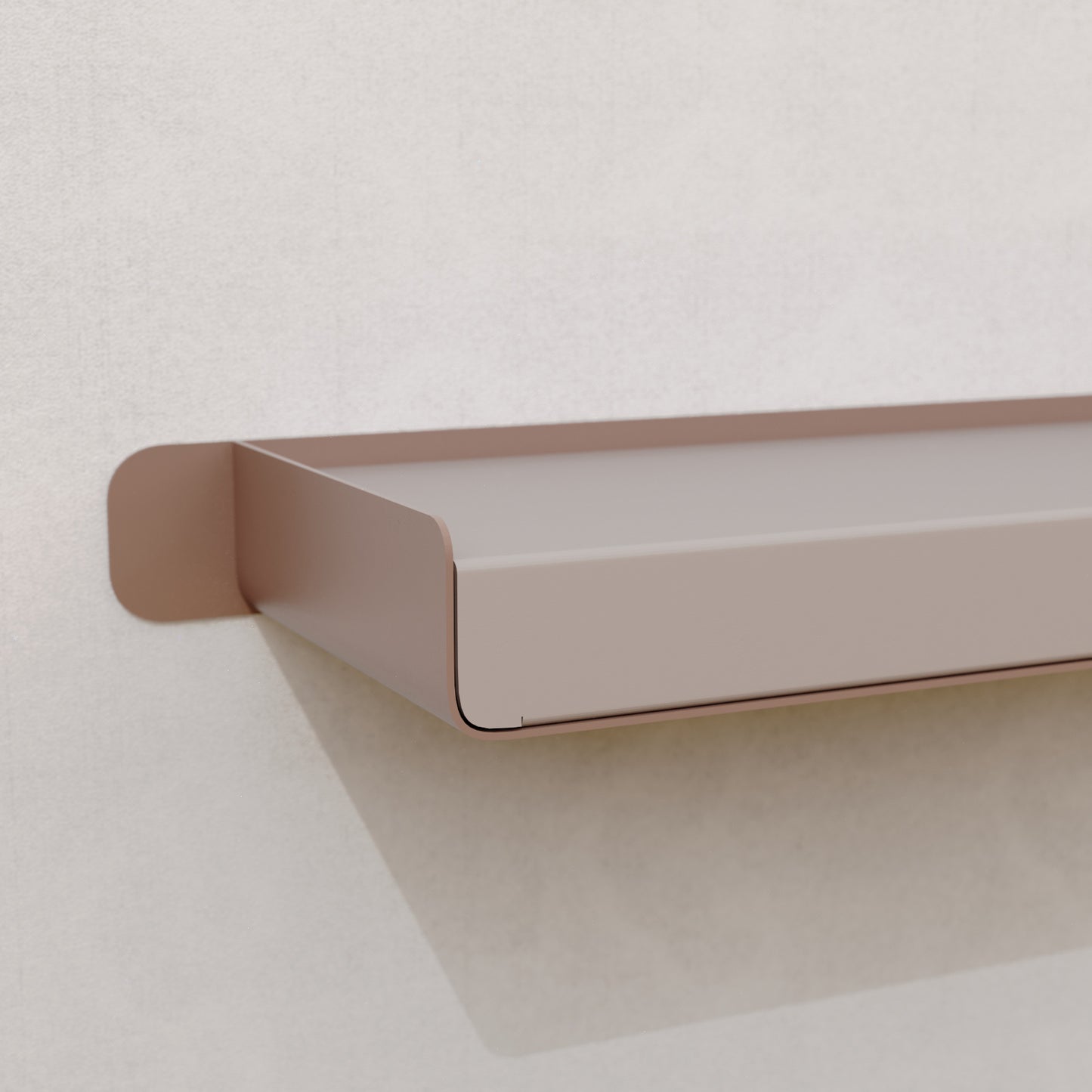 MPK Floating Shelves, Wall Mounted Red Shelves 76cm Long, Set of 2 Modern Shelves , Easy Installing Decorative Shelves for Kitchen,Bathroom,Living Room,Bedroom,Office